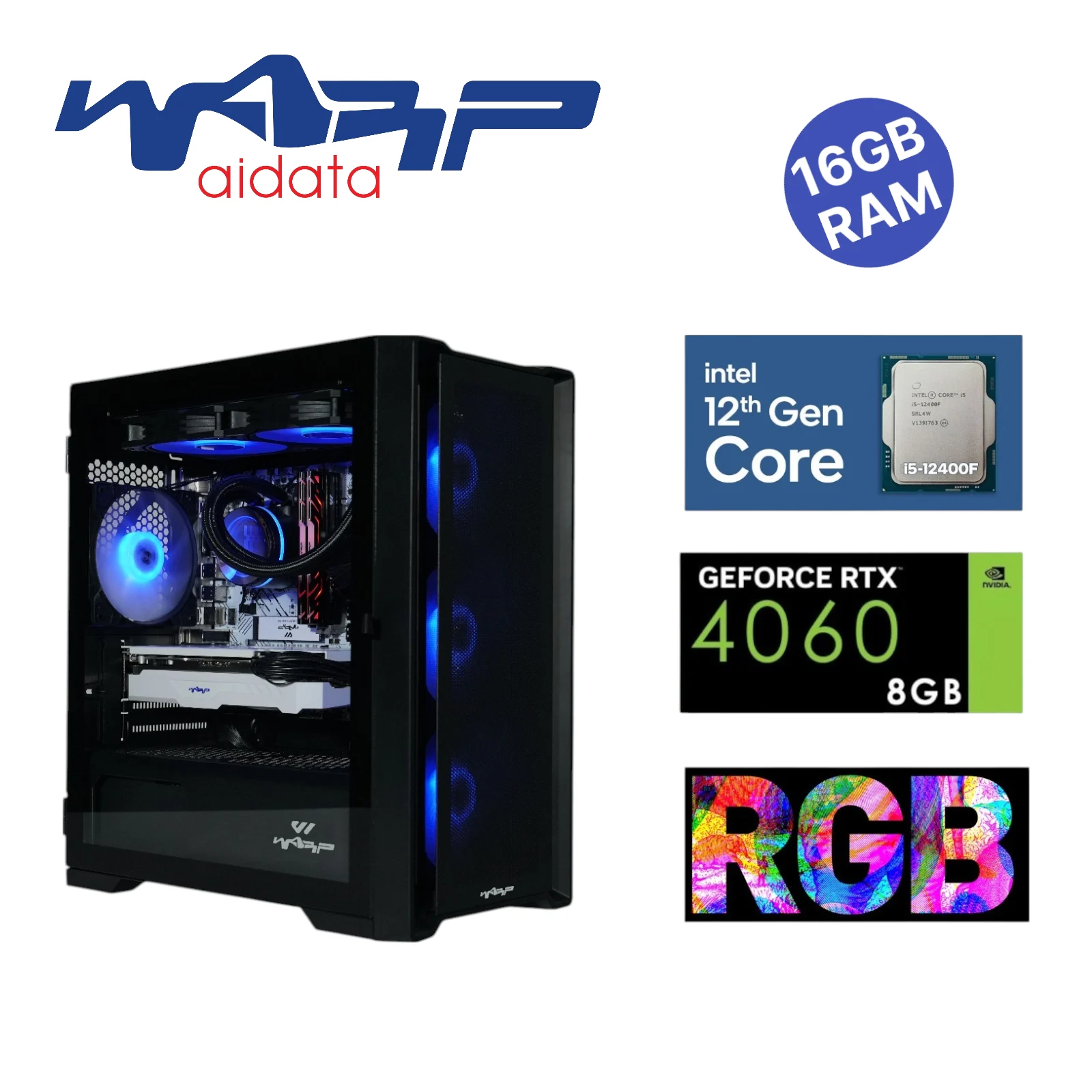 WARP OPTIMA GAMING INTEL I5 12400F