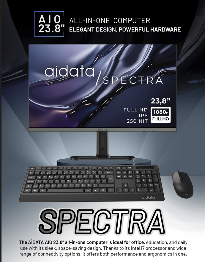 Aidata Business ARIS All In One PC – 23,8” Black