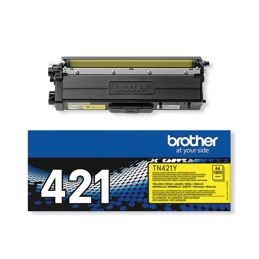 Brother TN-421Y Toner Cartridge Yellow TN421Y Original