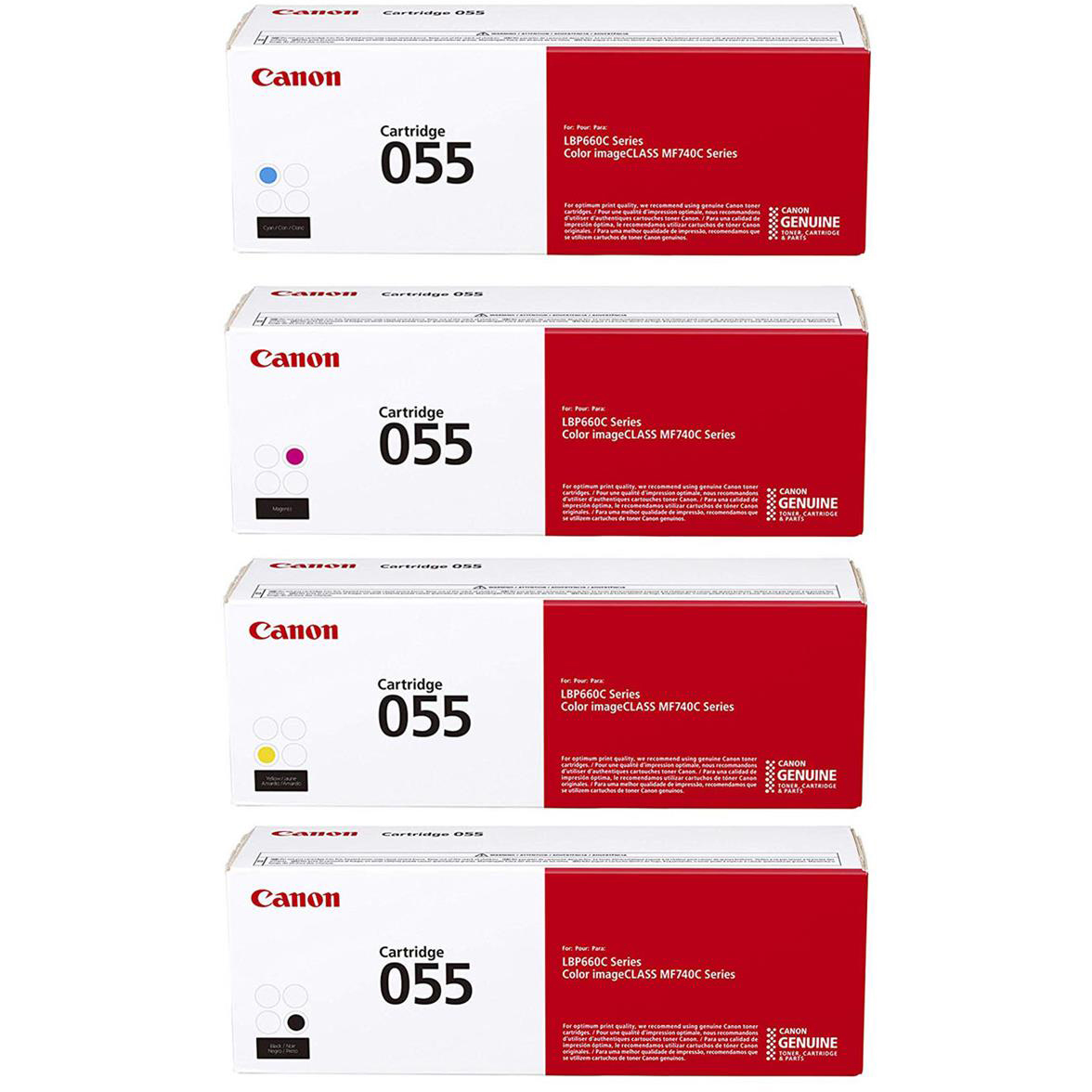 Canon 055 Multipack CMYK -  Toner Cartridges (Original)